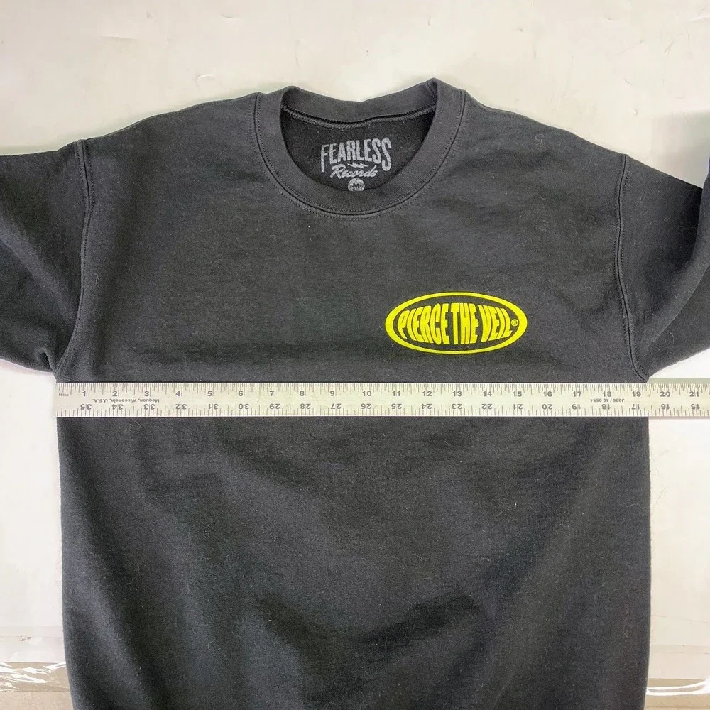 Pierce The Veil Crewneck Sweatshirt Fearless Records Band Merch Mens Size M - Picture 11 of 13